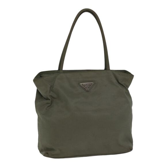 PRADA Tote Bag Nylon Beige - Picture 1 of 16